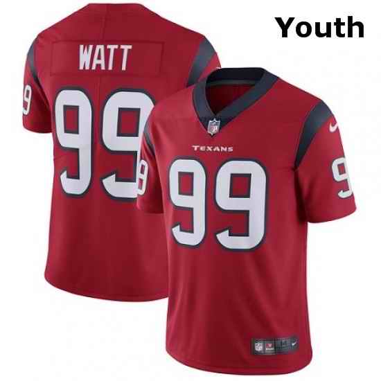 Youth Nike Houston Texans 99 JJ Watt Elite Red Alternate NFL Jersey